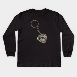 Aphex Twin Logo Heart Keychain Kids Long Sleeve T-Shirt